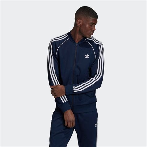 adidas sst jacke herren blau weiß|adidas Adicolor Classics Primeblue SST Originals Jacke .